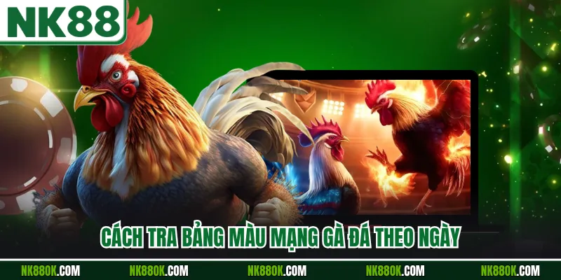 Cách tra bảng màu mạng gà đá theo ngày